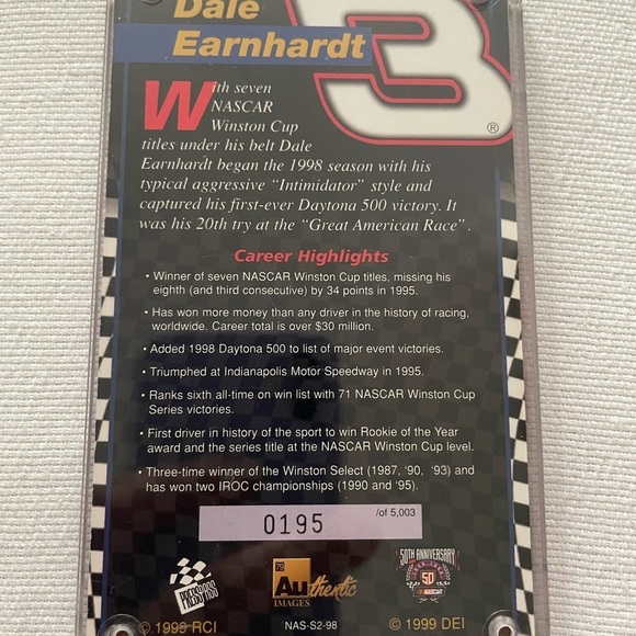 Earnhardt & Earnhardt Jr. Racing Collectible Cards - Picture 5 of 8